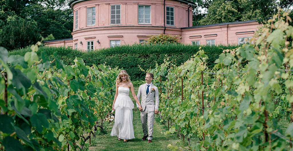 Bröllop Rosendals trädgård